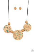 Load image into Gallery viewer, Pop The Cork - Blue Necklace