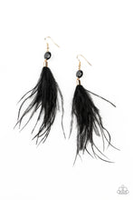 Load image into Gallery viewer, Feathered Flamboyance - Gold Earrings