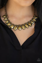 Load image into Gallery viewer, FEARLESS is More - Brass Necklace