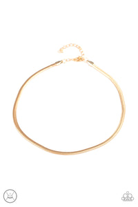 Flat Out Fierce - Gold Necklace