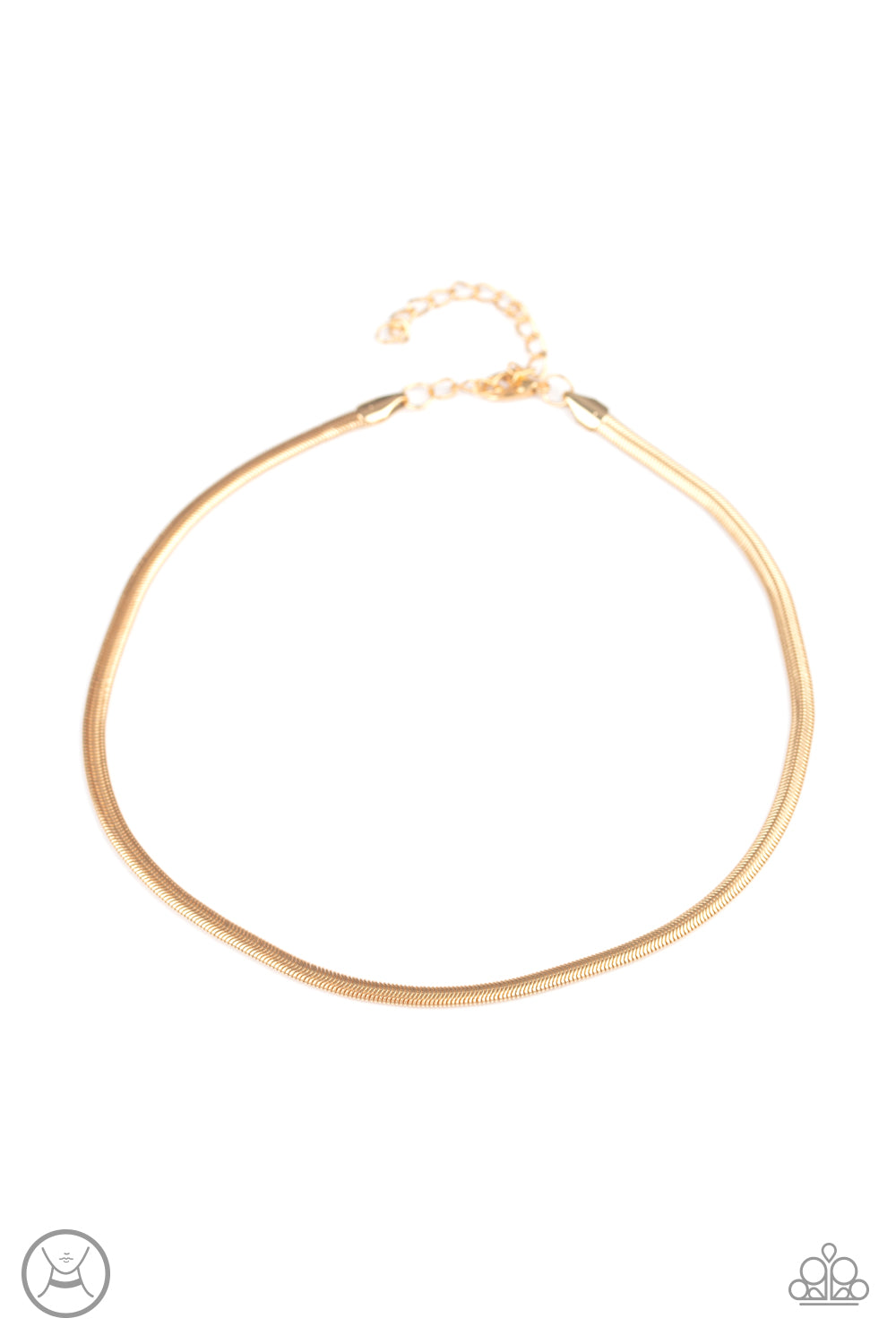 Flat Out Fierce - Gold Necklace