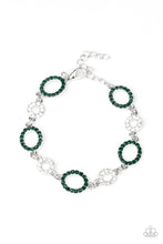Load image into Gallery viewer, Bubbly Bedazzle - Green Bracelet