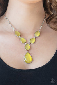 Dewy Decadence - Yellow Necklace