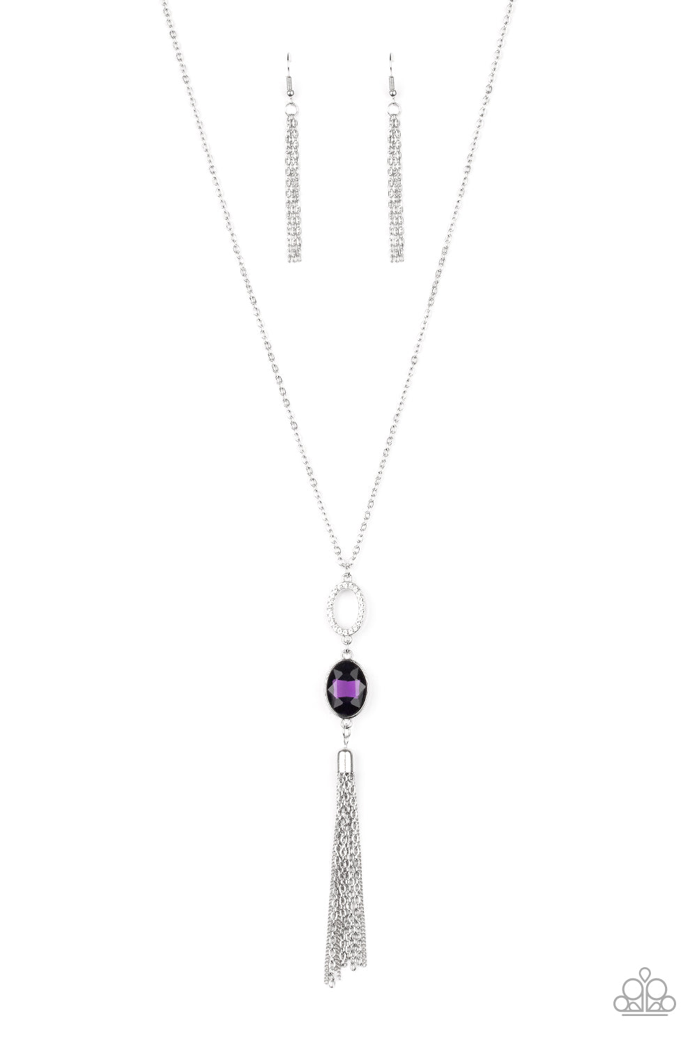 Unstoppable Glamour - Purple Necklace