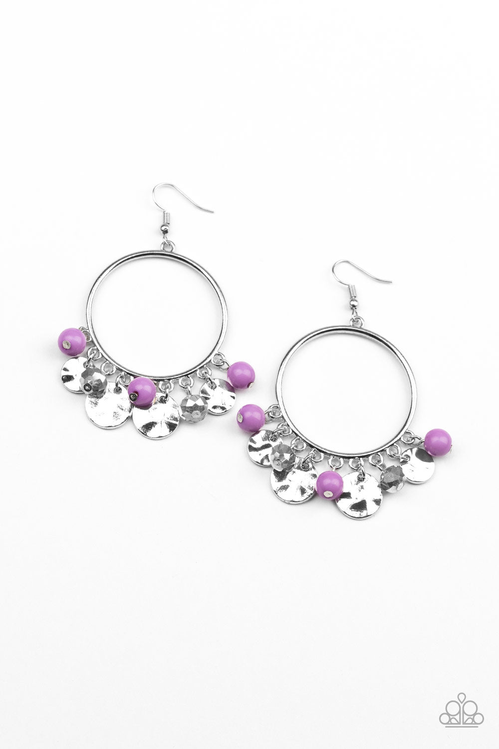 Chroma Chimes - Purple Earrings