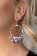 Load image into Gallery viewer, Chroma Chimes - Purple Earrings