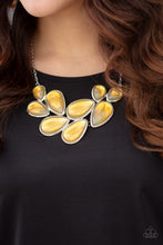 Load image into Gallery viewer, Iridescently Irresistible - Yellow Necklace