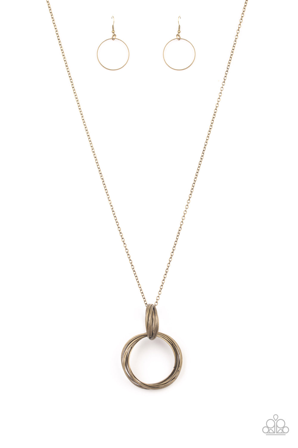 My Ears Are Ringing - Brass Necklace