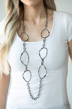 Load image into Gallery viewer, Abstract Artifact - Black Necklace