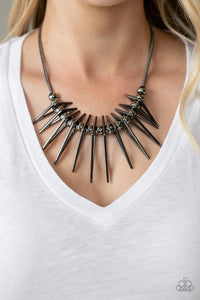 Fully Charged - Black Necklace