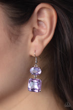 Load image into Gallery viewer, All ICE On Me - Purple Earrings