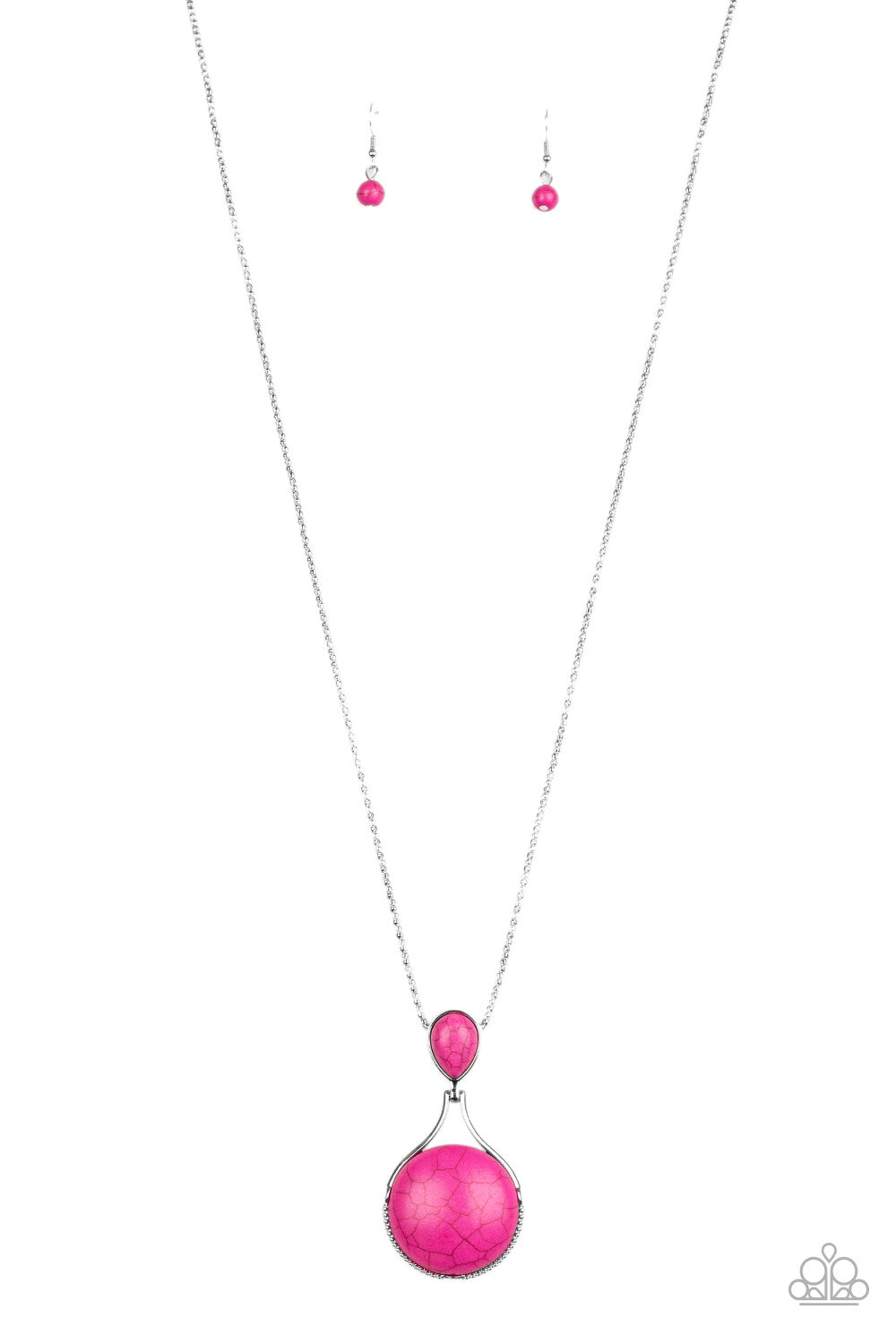 Desert Pools - Pink Necklace