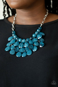 Sorry To Burst Your Bubble - Blue Necklace