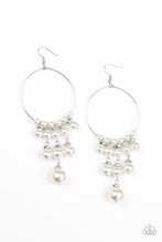 Load image into Gallery viewer, Working The Room - White Earrings