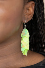 Load image into Gallery viewer, Stellar In Sequins - Green Earrings