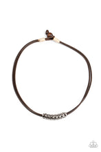 Load image into Gallery viewer, Ocean Rules - Brown Urban Necklace