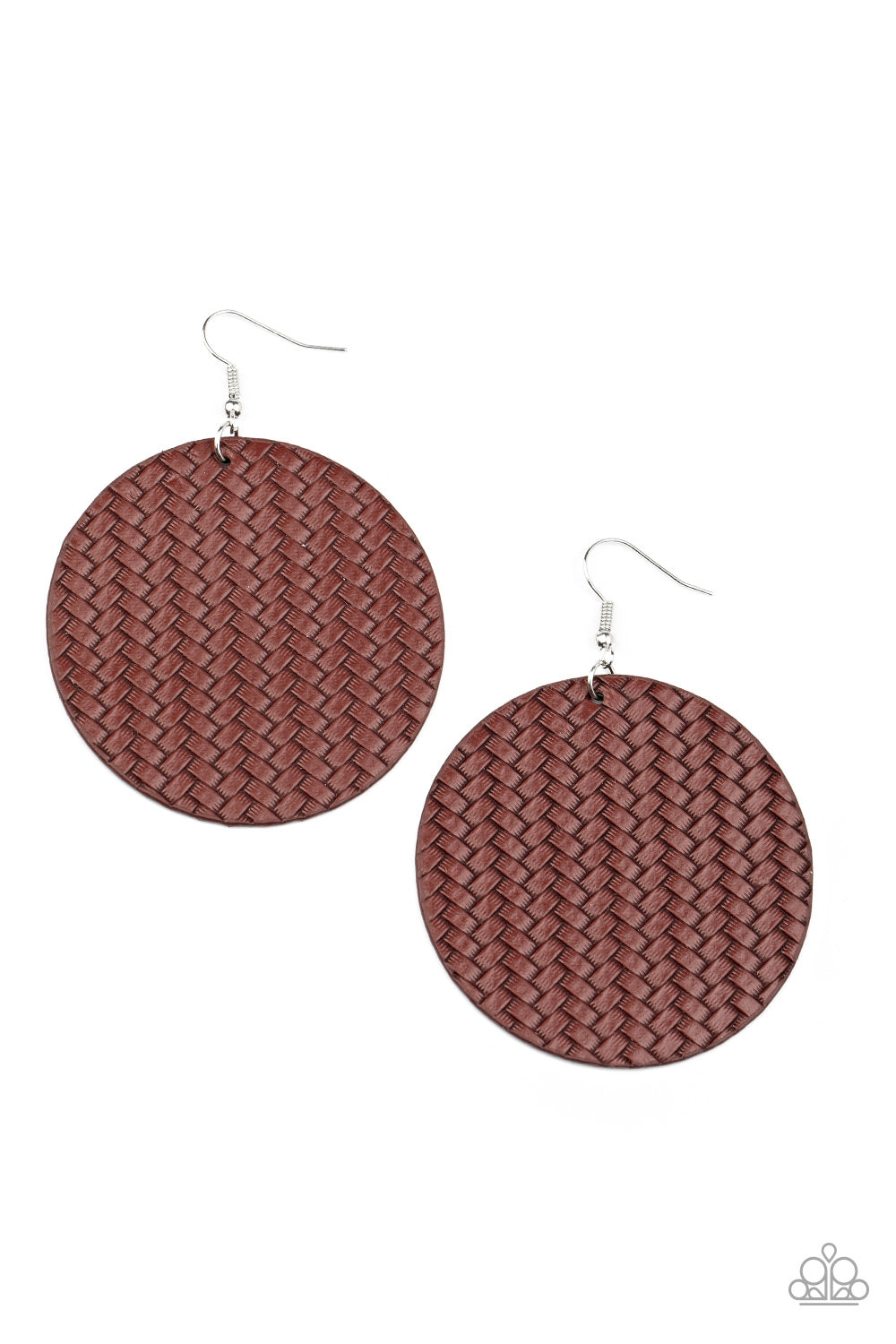 WEAVE Your Mark - Red Earrings