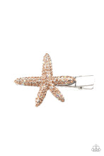 Load image into Gallery viewer, Wish On a STARFISH - Orange Hair Clip