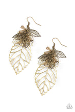 Load image into Gallery viewer, Instant Re-LEAF - Brass Earrings