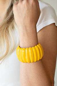 Colorfully Congo - Yellow Bracelet