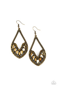 Ethereal Expressions - Brass Earrings