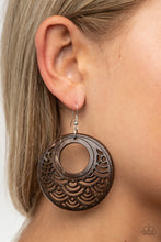 Load image into Gallery viewer, Tropical Canopy - Brown Earrings