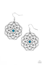 Load image into Gallery viewer, Botanical Bash - Blue Earrings