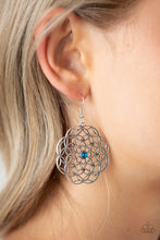 Load image into Gallery viewer, Botanical Bash - Blue Earrings