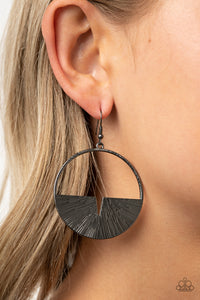 Reimagined Refinement - Black Earrings