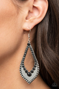 Essential Minerals - Black Earrings