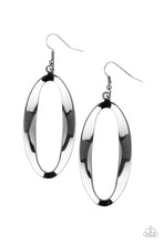 Load image into Gallery viewer, OVAL My Head - Black Earrings