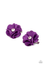 Load image into Gallery viewer, Watch Me Bloom - Purple Hair Clip