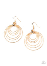 Load image into Gallery viewer, Elliptical Elegance - Gold Earrings