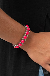 Flamboyantly Fruity - Pink Bracelet