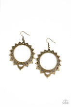 Load image into Gallery viewer, Casually Capricious - Brass Earrings