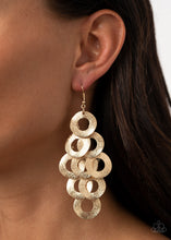 Load image into Gallery viewer, Scattered Shimmer - Gold Earrings