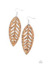 Load image into Gallery viewer, Youre Such A CORK- Brown Earrings