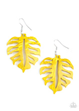 Load image into Gallery viewer, Shake Your PALMS PALMS - Yellow Earrings