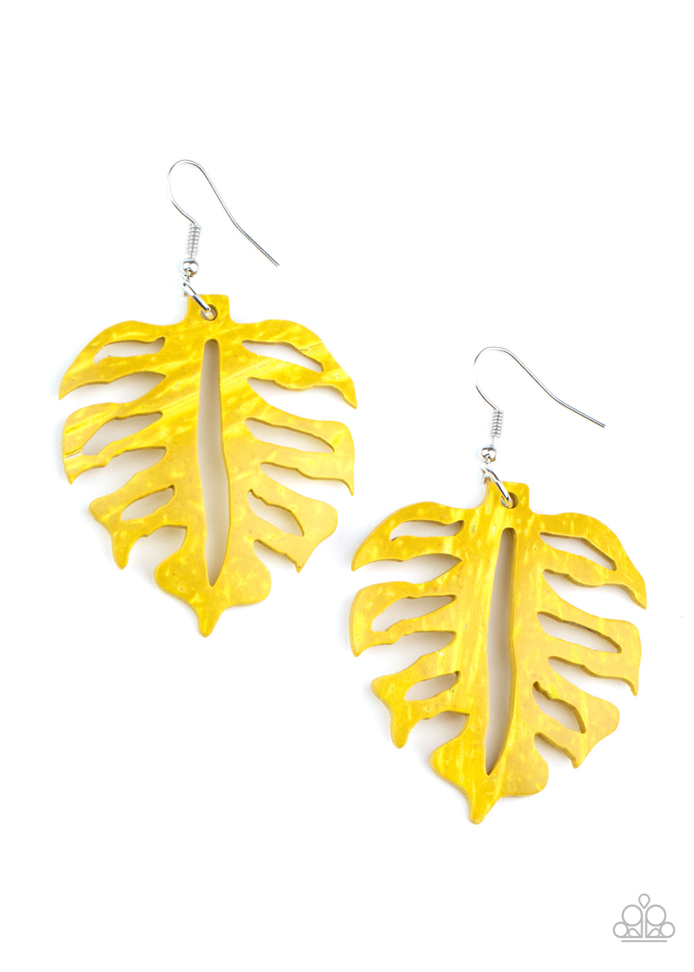 Shake Your PALMS PALMS - Yellow Earrings