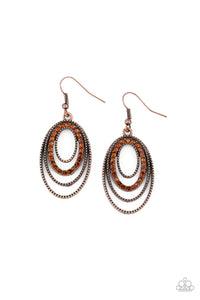 Date Night Diva - Copper Earrings