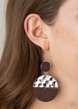 Load image into Gallery viewer, Natural Element - Brown Earrings