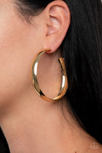 Load image into Gallery viewer, Kick Em To The CURVE - Gold Earrings