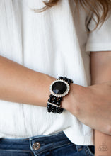 Load image into Gallery viewer, Speechless Sparkle - Black Bracelet