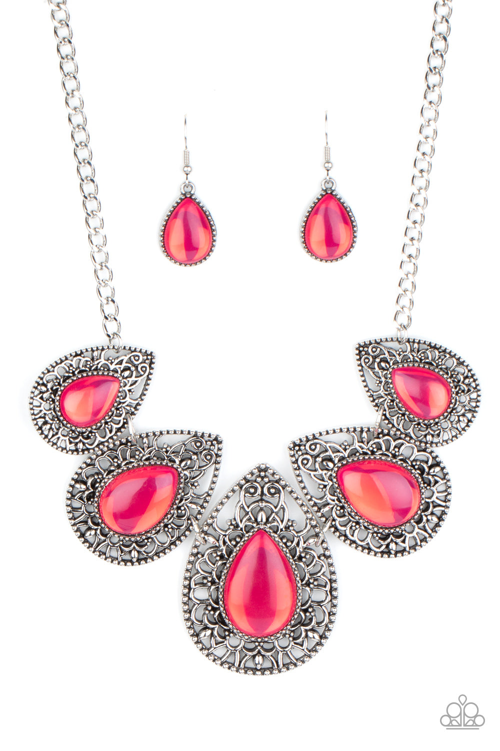 Opal Auras - Pink Necklace