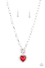 Load image into Gallery viewer, Check Your Heart Rate- Red Necklace