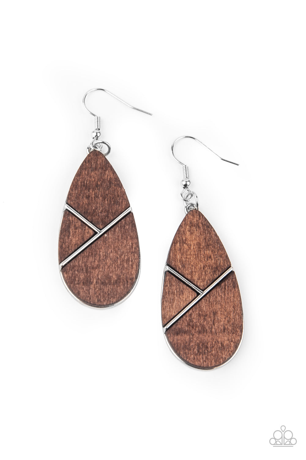 Sequoia Forest - Brown Earrings