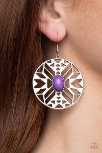 Southwest Walkabout - Purple Earrings