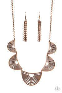 Record-Breaking Radiance - Copper Necklace
