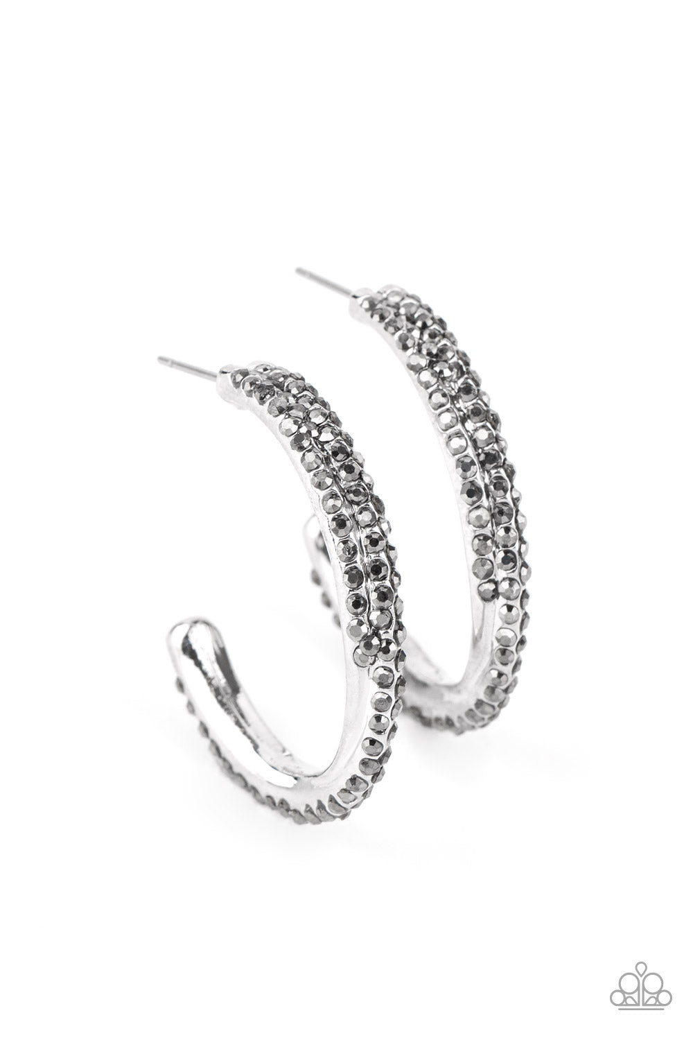 Trail Of Twinkle - Silver Earrings