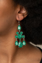 Load image into Gallery viewer, Afterglow Glamour - Green Earrings